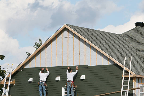 Professional Siding Installation technician working in Westport, PA
